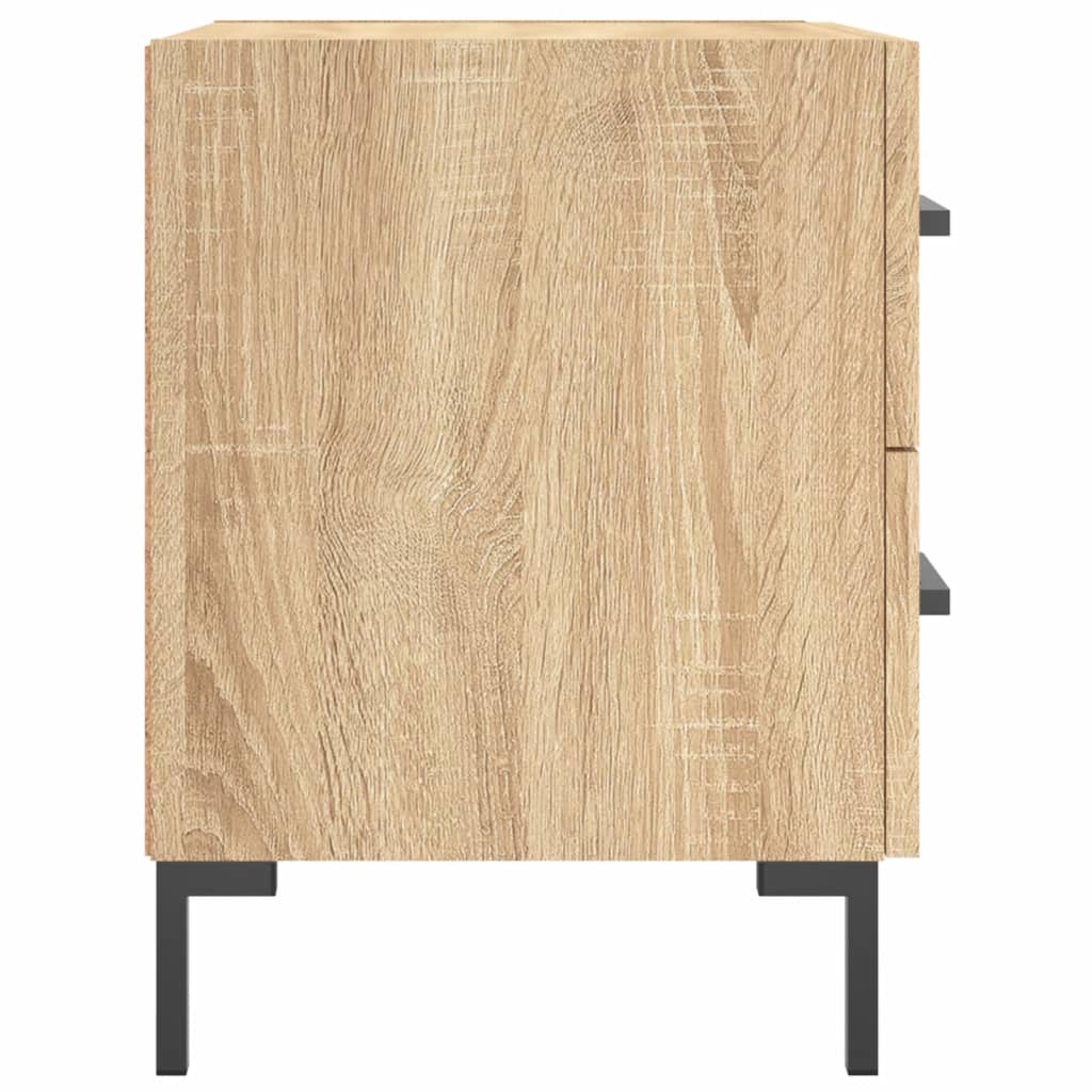 Comodino Rovere Sonoma 40x35x47,5 cm in Legno Multistrato