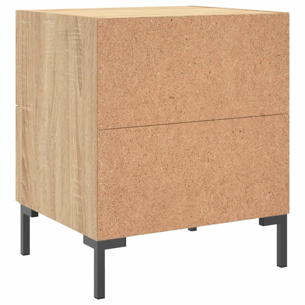 Comodino Rovere Sonoma 40x35x47,5 cm in Legno Multistrato