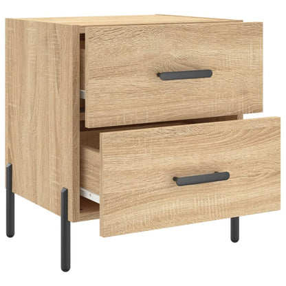 Comodino Rovere Sonoma 40x35x47,5 cm in Legno Multistrato