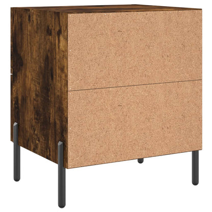 Comodini 2 pz Rovere Fumo 40x35x47,5 cm in Legno Multistrato - homemem39