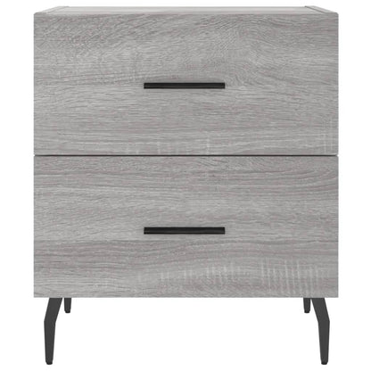 Comodini 2 pz Grigio Sonoma 40x35x47,5 cm in Legno Multistrato - homemem39