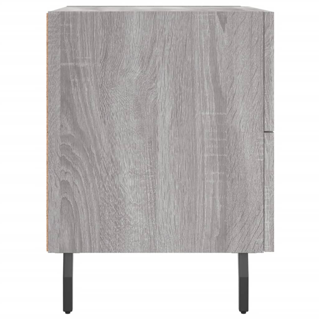 Comodini 2 pz Grigio Sonoma 40x35x47,5 cm in Legno Multistrato - homemem39