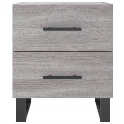 Comodino Grigio Sonoma 40x35x47,5 cm in Legno Multistrato