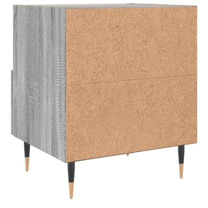 Comodini 2 pz Grigio Sonoma 40x35x47,5 cm in Legno Multistrato - homemem39