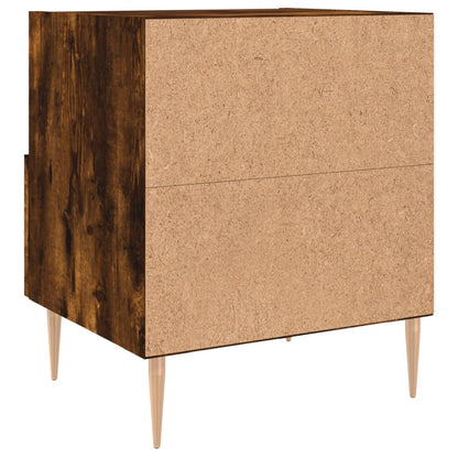 Comodino Rovere Fumo 40x35x47,5 cm in Legno Multistrato - homemem39