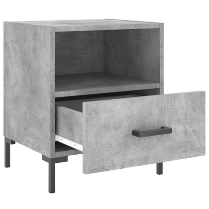 Comodini 2 pz Grigio Cemento 40x35x47,5 cm in Legno Multistrato - homemem39
