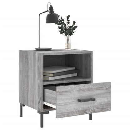 Comodini 2 pz Grigio Sonoma 40x35x47,5 cm in Legno Multistrato - homemem39