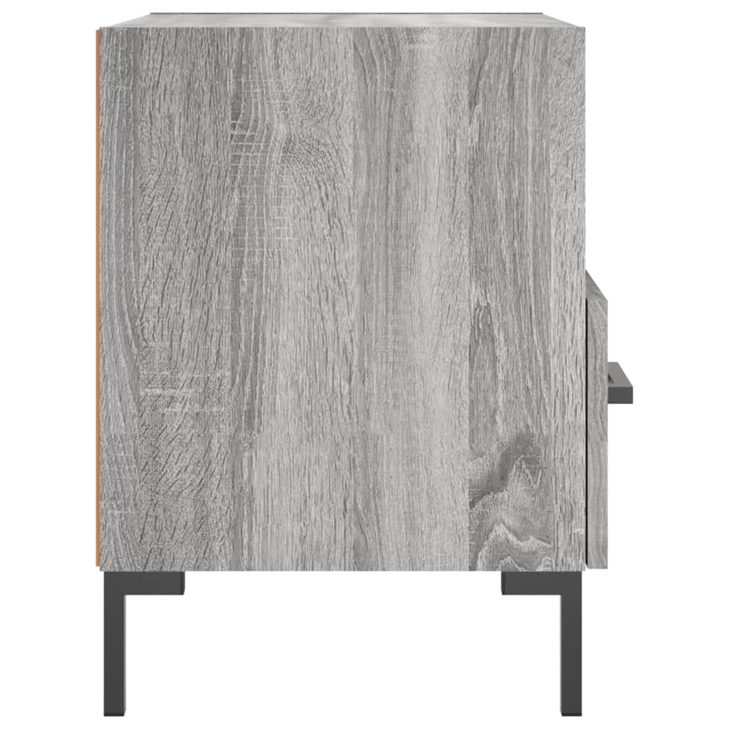 Comodini 2 pz Grigio Sonoma 40x35x47,5 cm in Legno Multistrato - homemem39