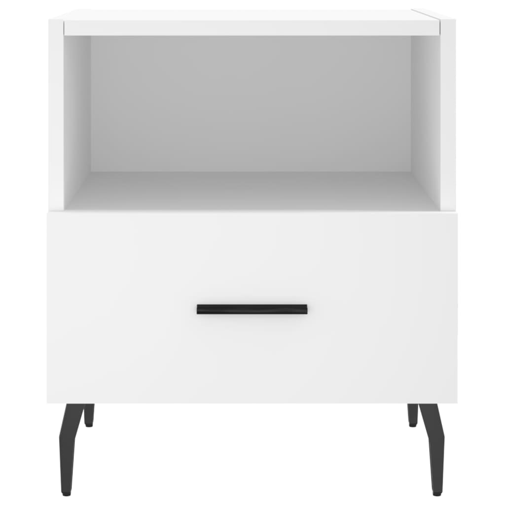 Comodini 2 pz Bianchi 40x35x47,5 cm in Legno Multistrato - homemem39