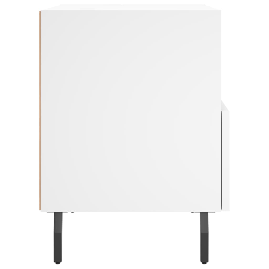 Comodini 2 pz Bianchi 40x35x47,5 cm in Legno Multistrato - homemem39