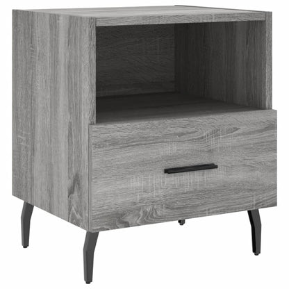 Comodini 2 pz Grigio Sonoma 40x35x47,5 cm in Legno Multistrato - homemem39
