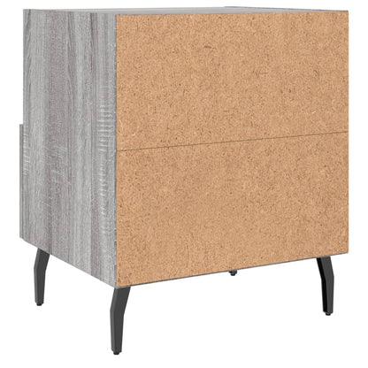 Comodini 2 pz Grigio Sonoma 40x35x47,5 cm in Legno Multistrato - homemem39