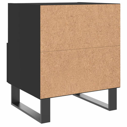 Comodini 2 pz Neri 40x35x47,5 cm in Legno Multistrato - homemem39