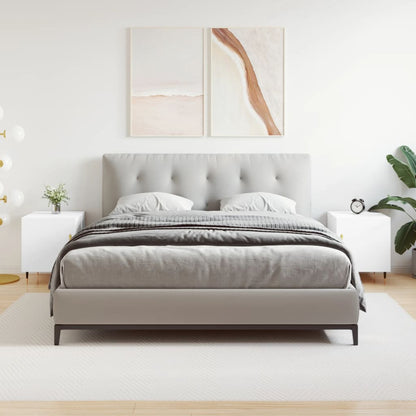 Comodini 2 pz Bianchi 40x40x50 cm in Legno Multistrato - homemem39