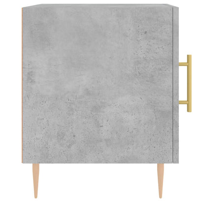 Comodini 2 pz Grigio Cemento 40x40x50 cm in Legno Multistrato - homemem39