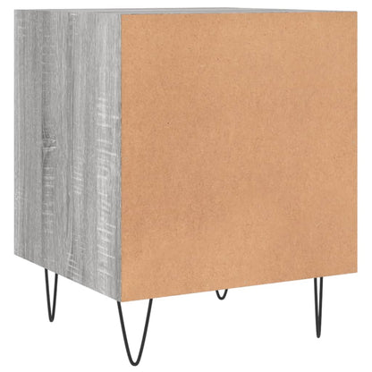 Comodini 2 pz Grigio Sonoma 40x40x50 cm in Legno Multistrato - homemem39
