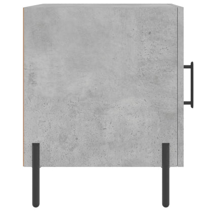 Comodini 2 pz Grigio Cemento 40x40x50 cm in Legno Multistrato - homemem39