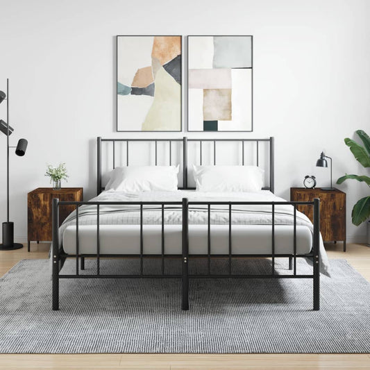 Comodini 2 pz Rovere Fumo 40x40x50 cm in Legno Multistrato - homemem39