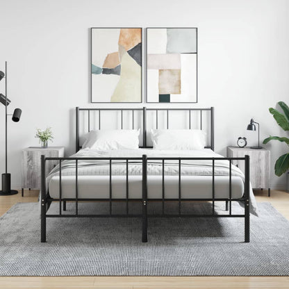 Comodini 2 pz Grigio Sonoma 40x40x50 cm in Legno Multistrato - homemem39