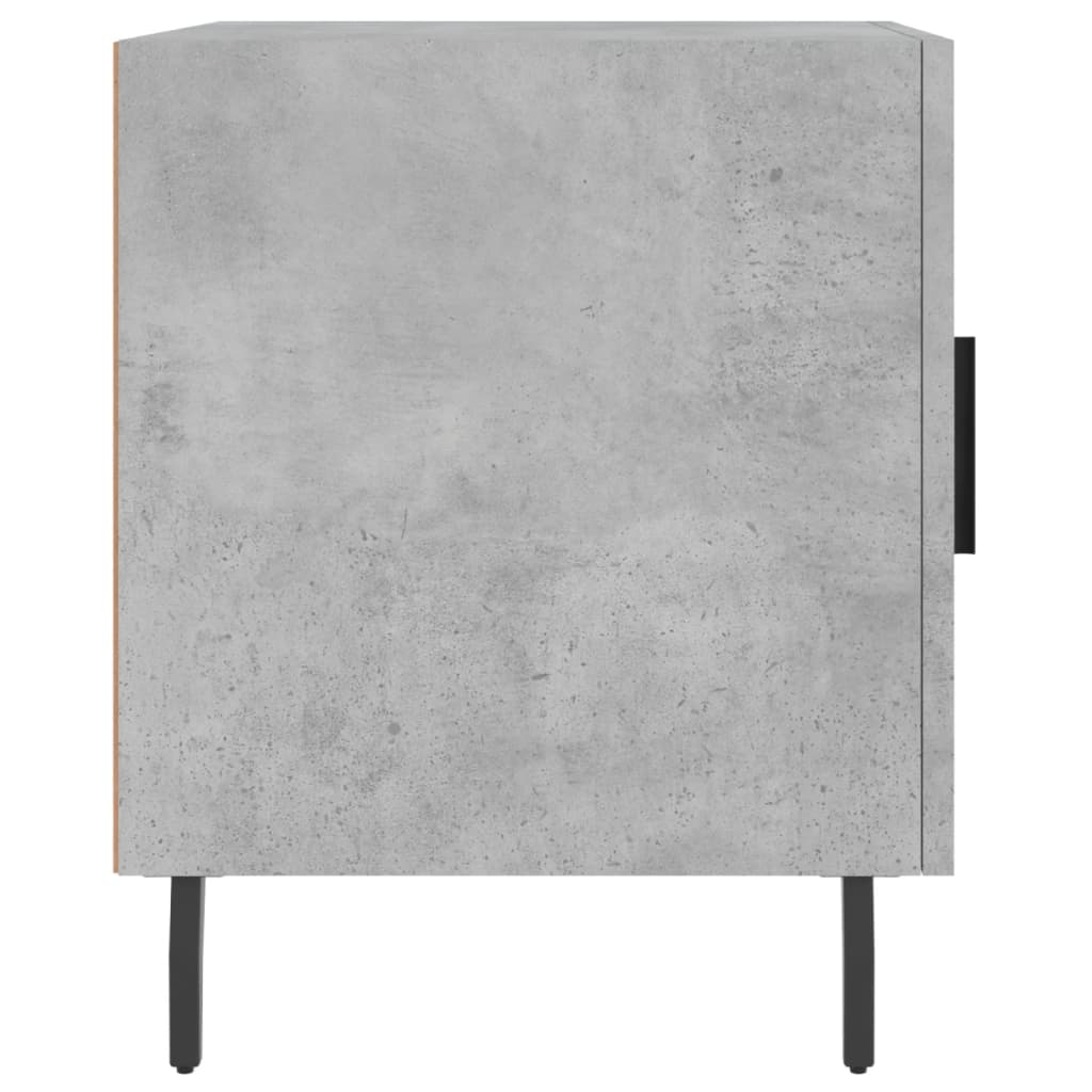Comodini 2 pz Grigio Cemento 40x40x50 cm in Legno Multistrato - homemem39