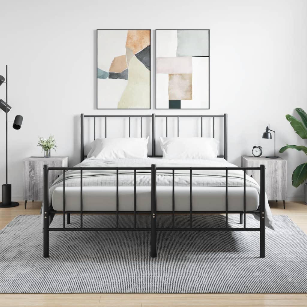 Comodini 2 pz Grigio Sonoma 40x40x50 cm in Legno Multistrato - homemem39