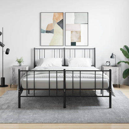 Comodini 2 pz Grigio Sonoma 40x40x50 cm in Legno Multistrato - homemem39