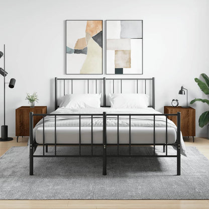 Comodini 2 pz Rovere Marrone 40x40x50 cm in Legno Multistrato - homemem39