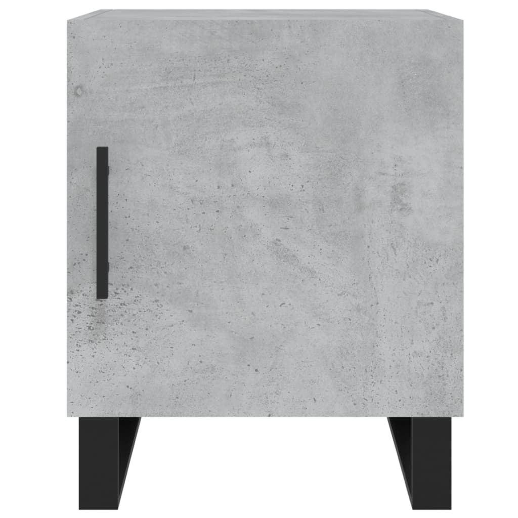 Comodini 2 pz Grigio Cemento 40x40x50 cm in Legno Multistrato - homemem39