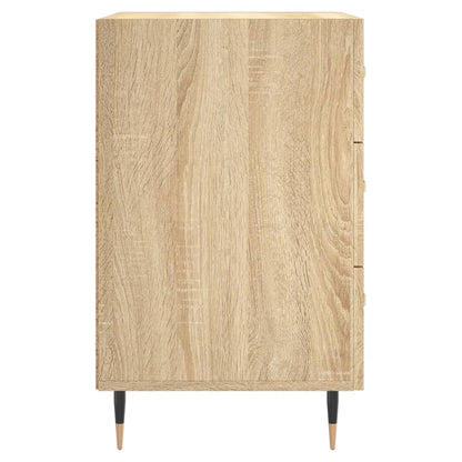 Comodino Rovere Sonoma 40x40x66 cm in Legno Multistrato