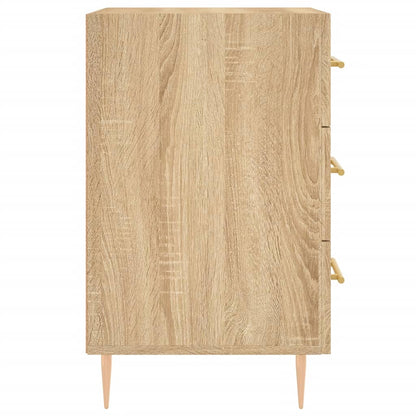 Comodino Rovere Sonoma 40x40x66 cm in Legno Multistrato