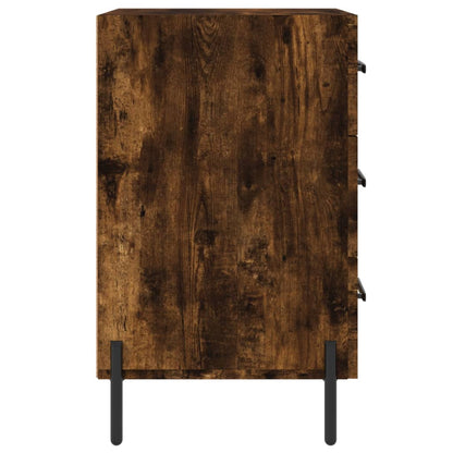 Comodino Rovere Fumo 40x40x66 cm in Legno Multistrato - homemem39