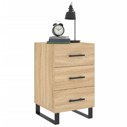 Comodino Rovere Sonoma 40x40x66 cm in Legno Multistrato