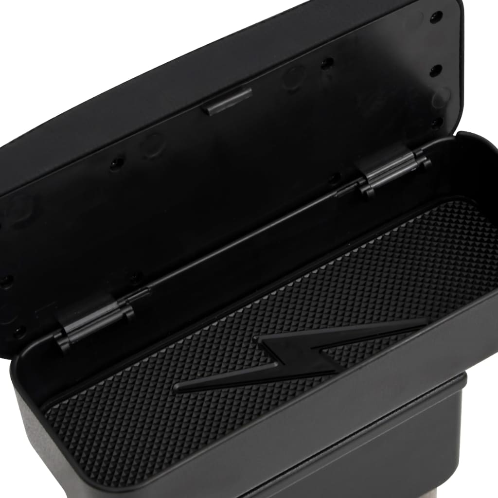 Bracciolo per Auto Universale Nero 23x8x(30-38) cm in ABS | homemem39