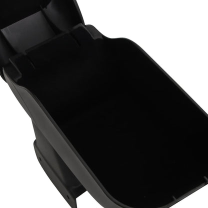 Bracciolo per Auto Nero 13x31x(31-44) cm in ABS - homemem39