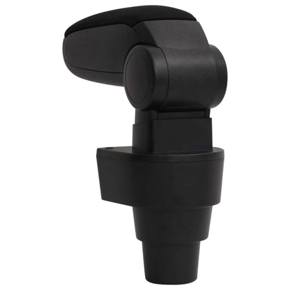 Bracciolo per Auto Nero 15,5x32x(41-54) cm in ABS - homemem39