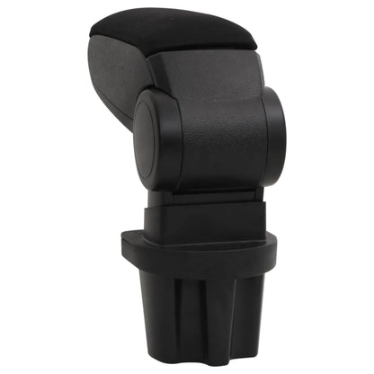 Bracciolo per Auto Nero 13,5x32,5x(31-46,5) cm in ABS | homemem39