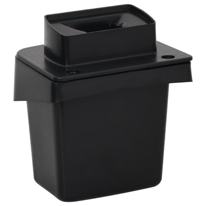 Bracciolo per Auto Nero 15x31,5x(35-51) cm in ABS - homemem39