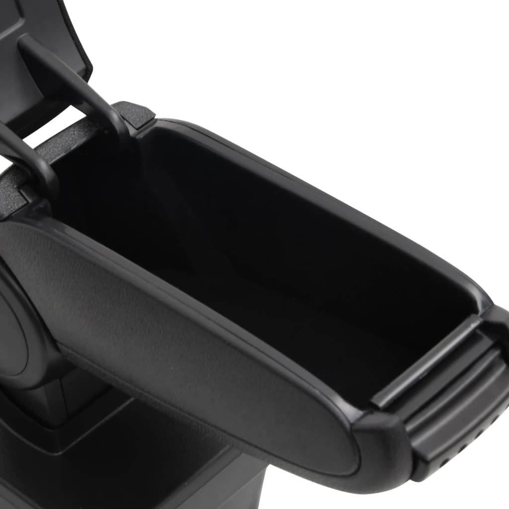 Bracciolo per Auto Nero 17x40x(31-49) cm in ABS - homemem39
