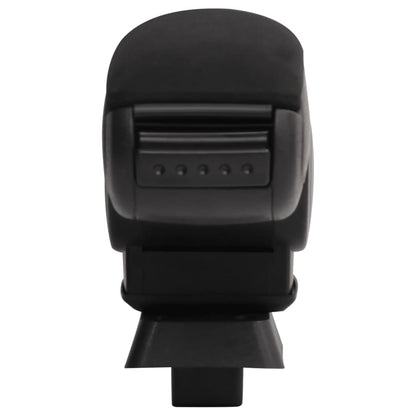Bracciolo per Auto Nero 12x33x(24-42) cm in ABS - homemem39