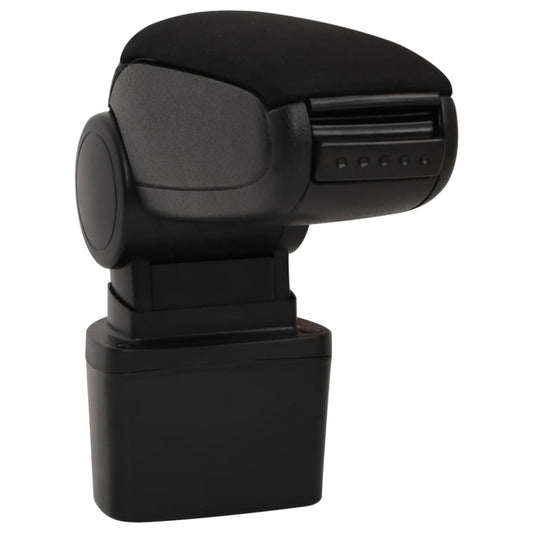 Bracciolo per Auto Nero 14,5x31,5x(30-48) cm in ABS - homemem39
