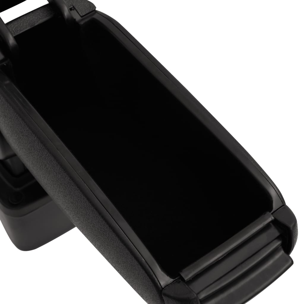 Bracciolo per Auto Nero 14,5x31,5x(30-48) cm in ABS | homemem39