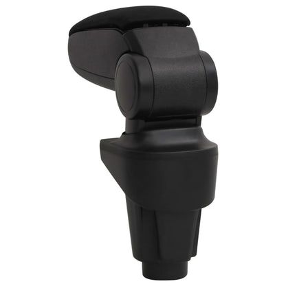 Bracciolo per Auto Nero 14x35x(37-53) cm in ABS - homemem39