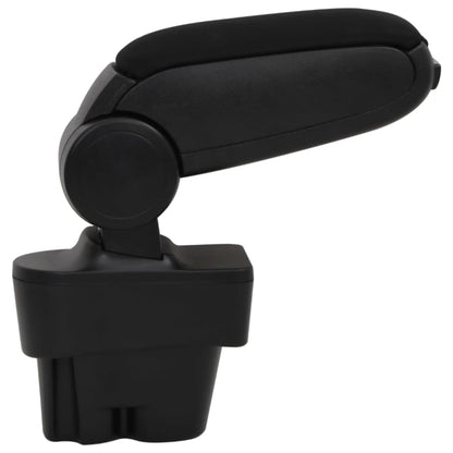 Bracciolo per Auto Nero 12x36x(33,5-48) cm in ABS - homemem39