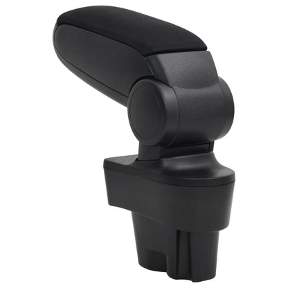 Bracciolo per Auto Nero 12x36x(33,5-48) cm in ABS | homemem39