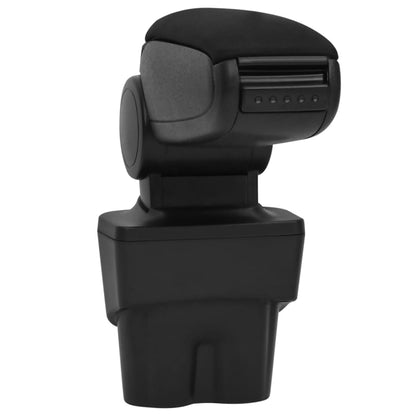 Bracciolo per Auto Nero 17x32x(35,5-52) cm in ABS - homemem39