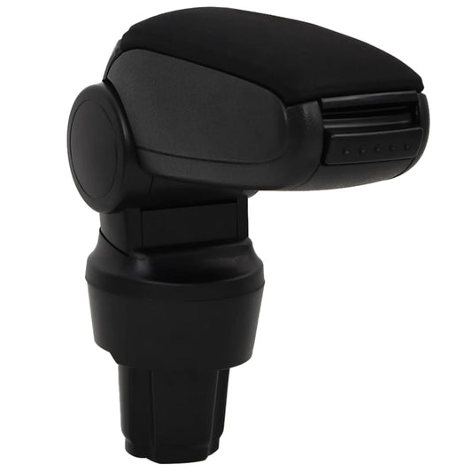 Bracciolo per Auto Nero 13x33x(33-49) cm in ABS - homemem39