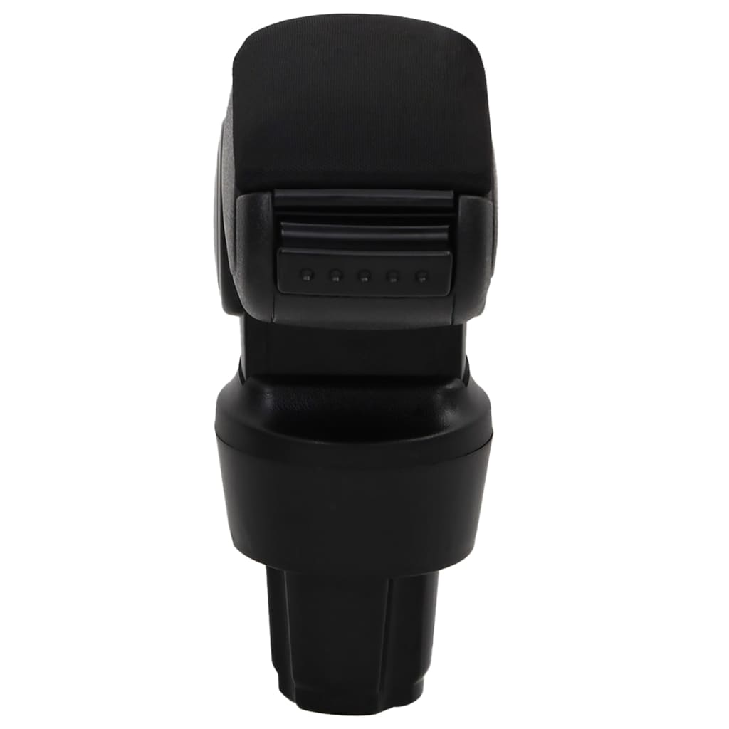 Bracciolo per Auto Nero 13x33x(33-49) cm in ABS - homemem39