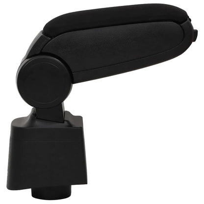 Bracciolo per Auto Nero 12x34x(35-47) cm in ABS - homemem39