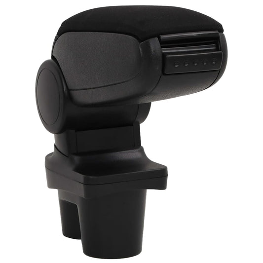 Bracciolo per Auto Nero 13x36x(30-46) cm in ABS - homemem39