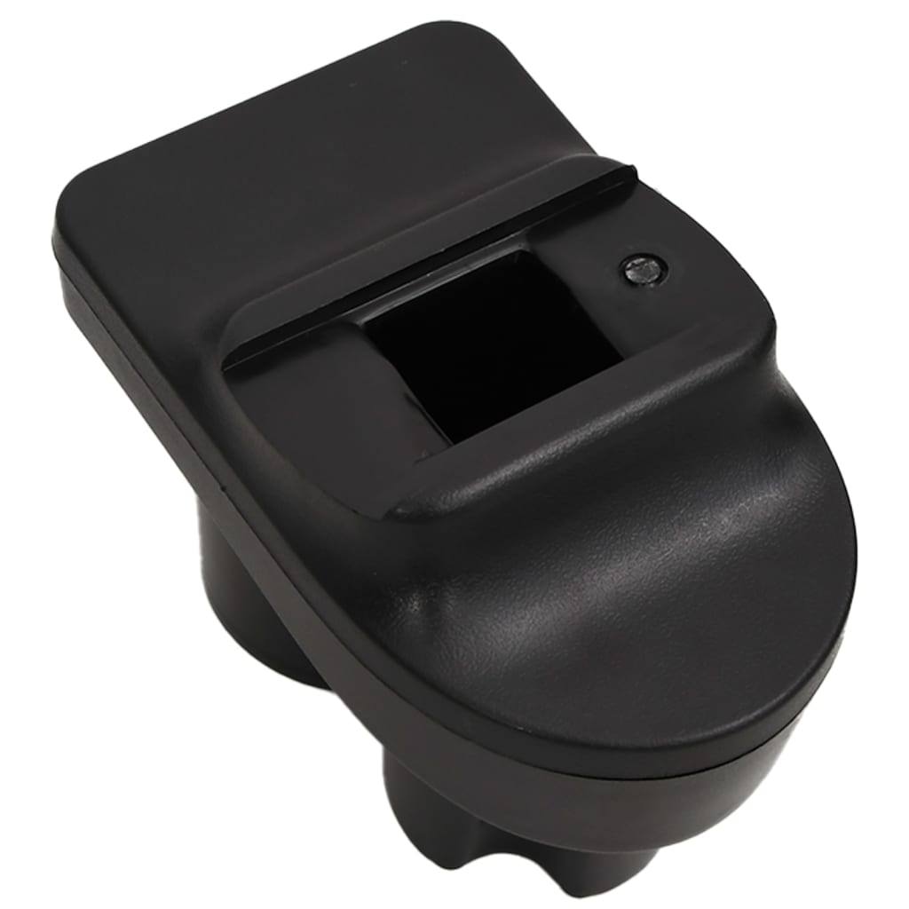Bracciolo per Auto Nero 13x36x(30-46) cm in ABS - homemem39